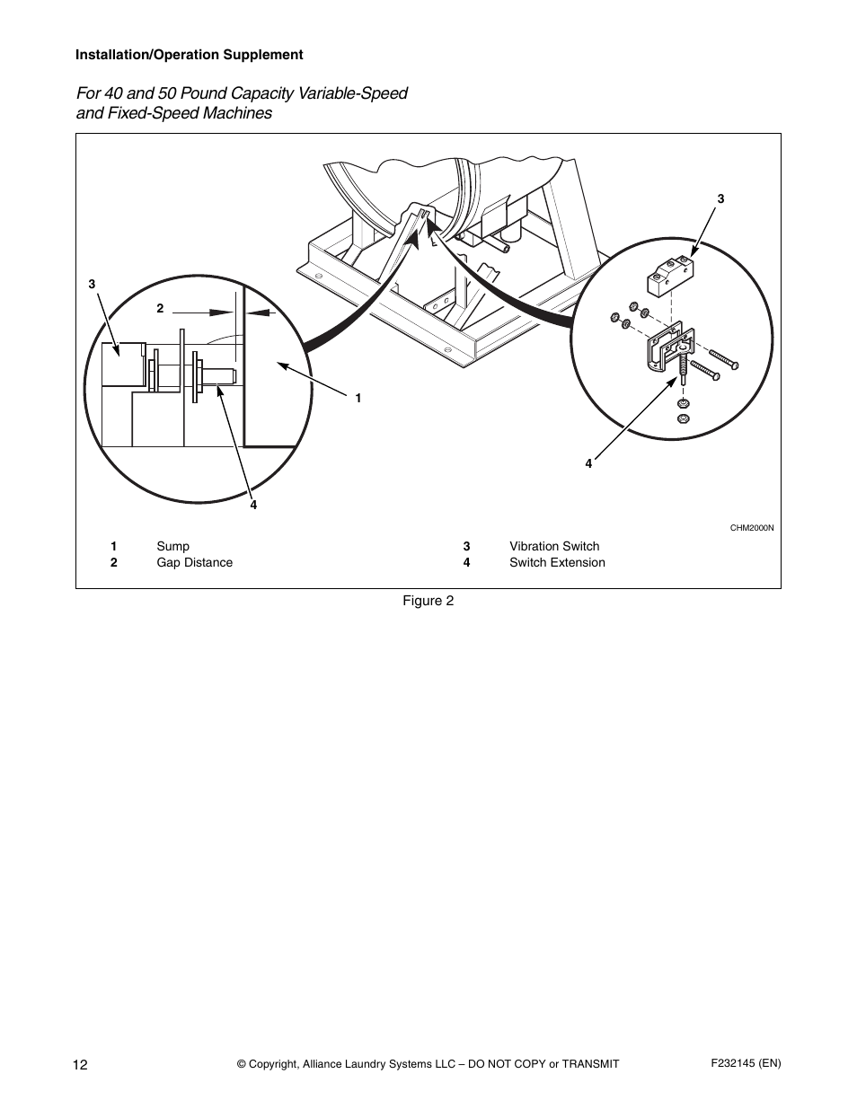 Alliance Laundry Systems CHM166C User Manual | Page 14 / 38