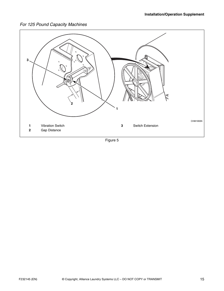 5 . t, Nd 5, For 125 pound capacity machines | Alliance Laundry Systems CHM166C User Manual | Page 17 / 38