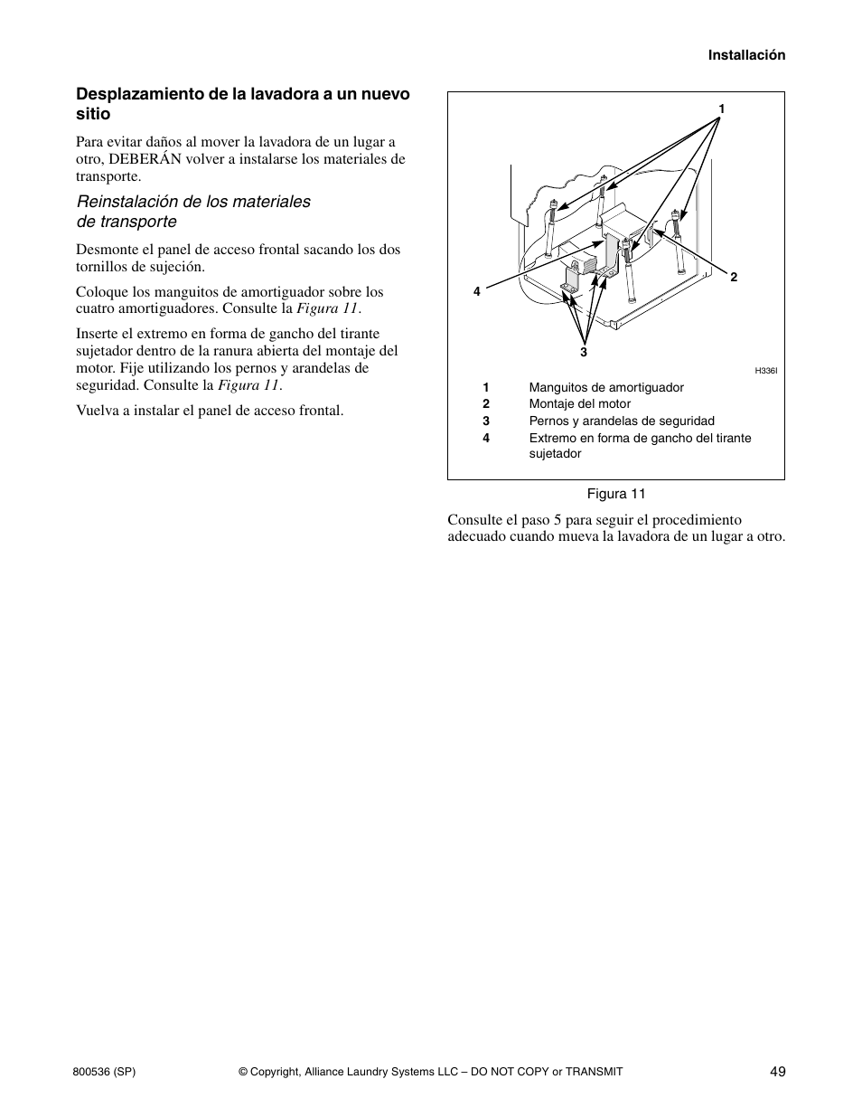 Alliance Laundry Systems H2641 User Manual | Page 51 / 70