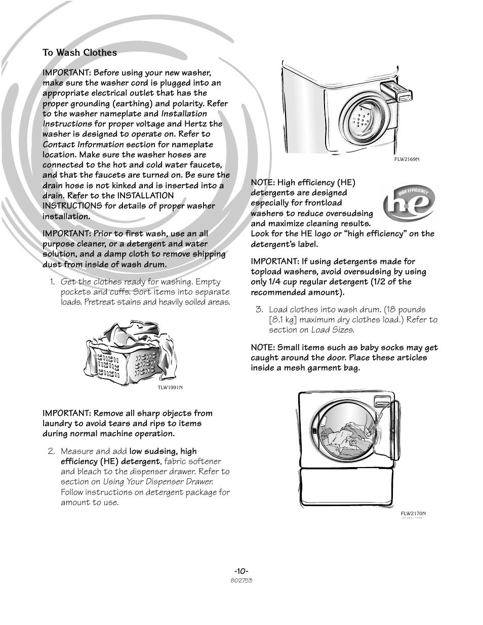 Alliance Laundry Systems Frontload Washer User Manual | Page 10 / 31