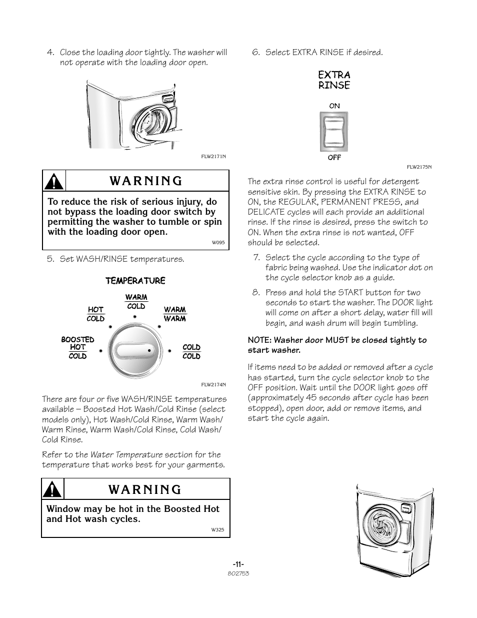 Alliance Laundry Systems Frontload Washer User Manual | Page 11 / 31