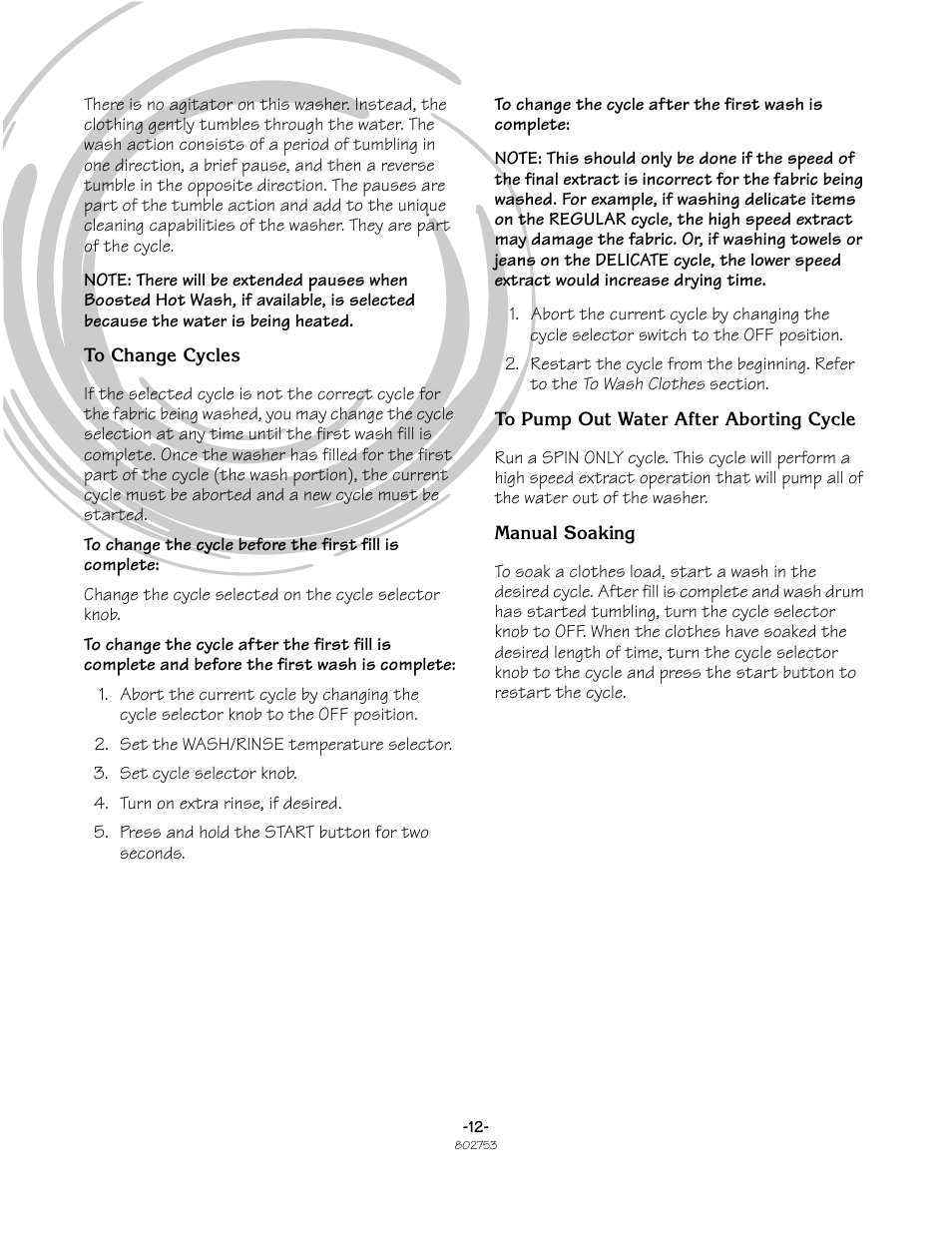 Alliance Laundry Systems Frontload Washer User Manual | Page 12 / 31