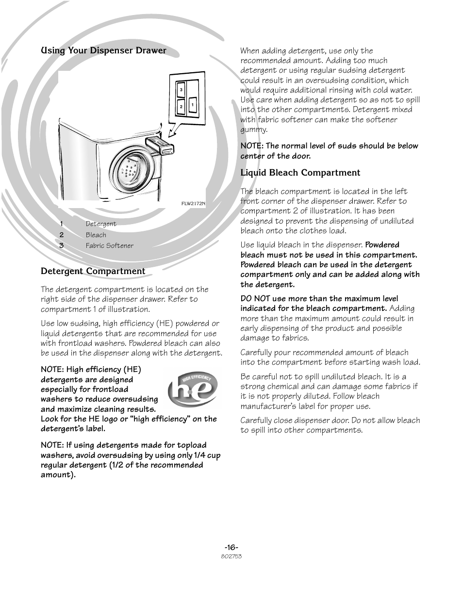 Alliance Laundry Systems Frontload Washer User Manual | Page 16 / 31