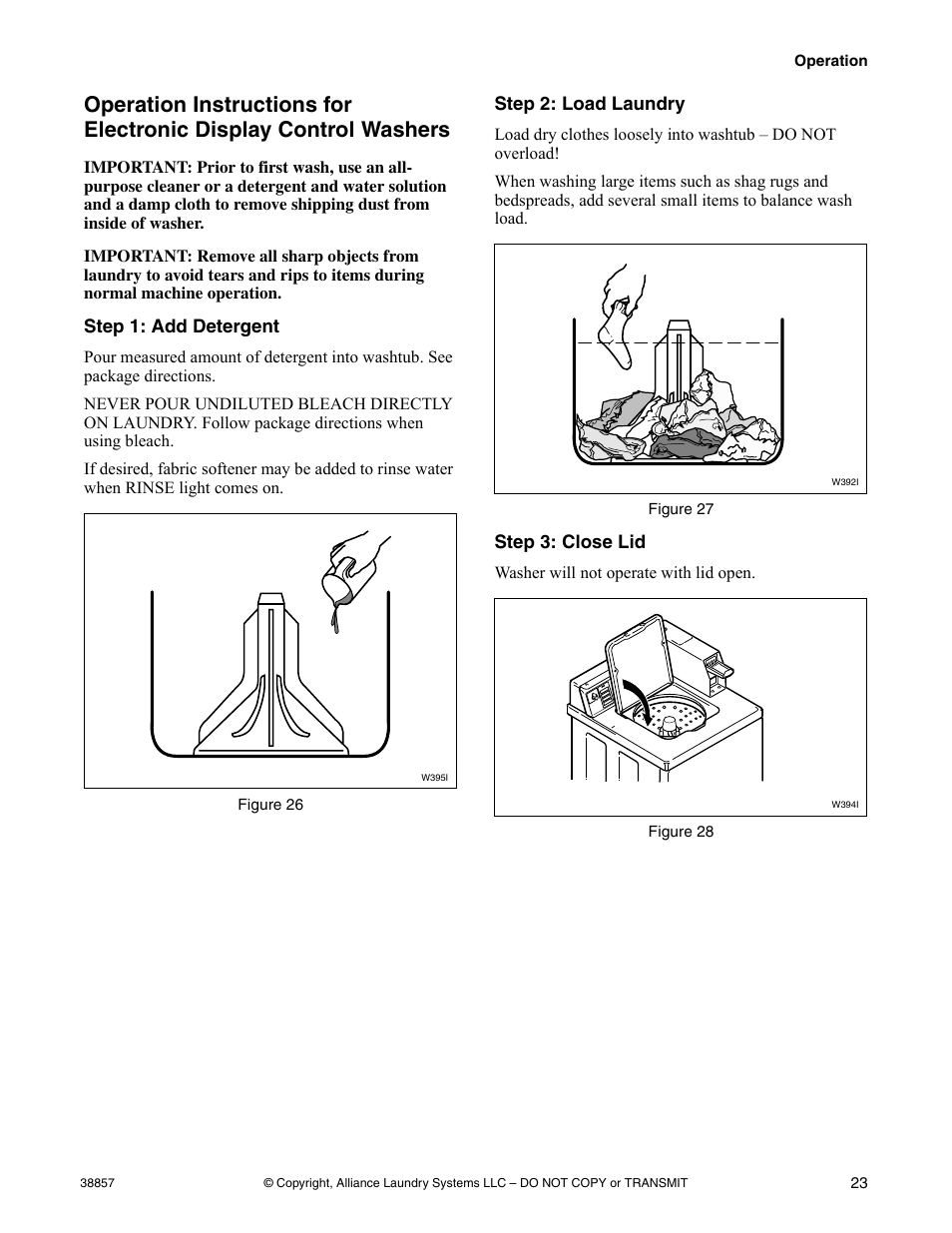 Alliance Laundry Systems W446I User Manual | Page 25 / 40