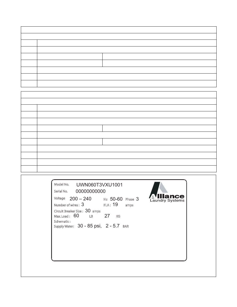 Alliance Laundry Systems PHM1401C User Manual | Page 14 / 82