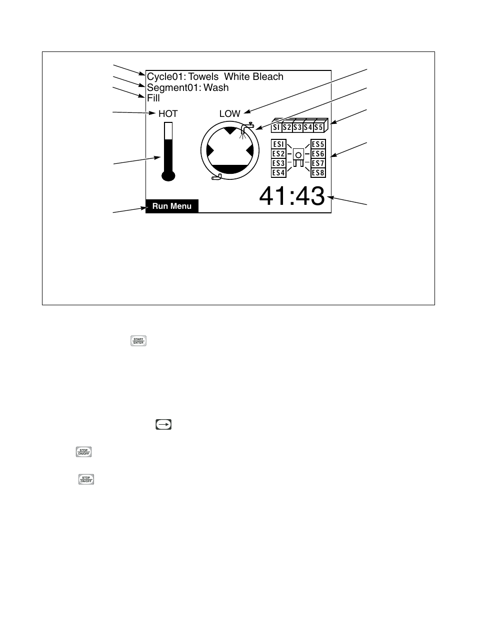 Cycle01: towels white bleach segment01: wash fill | Alliance Laundry Systems PHM1401C User Manual | Page 23 / 82