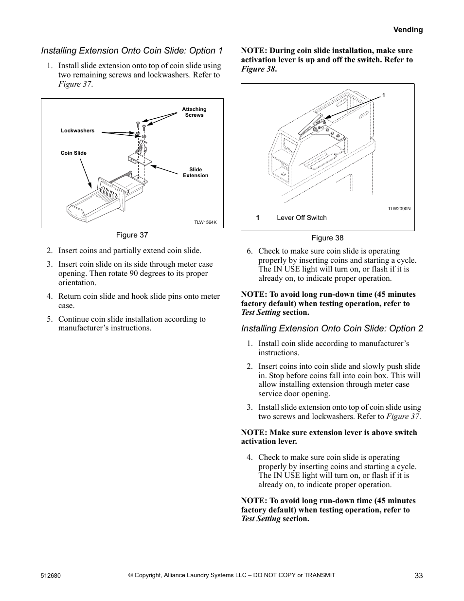 Alliance Laundry Systems D677I User Manual | Page 35 / 56