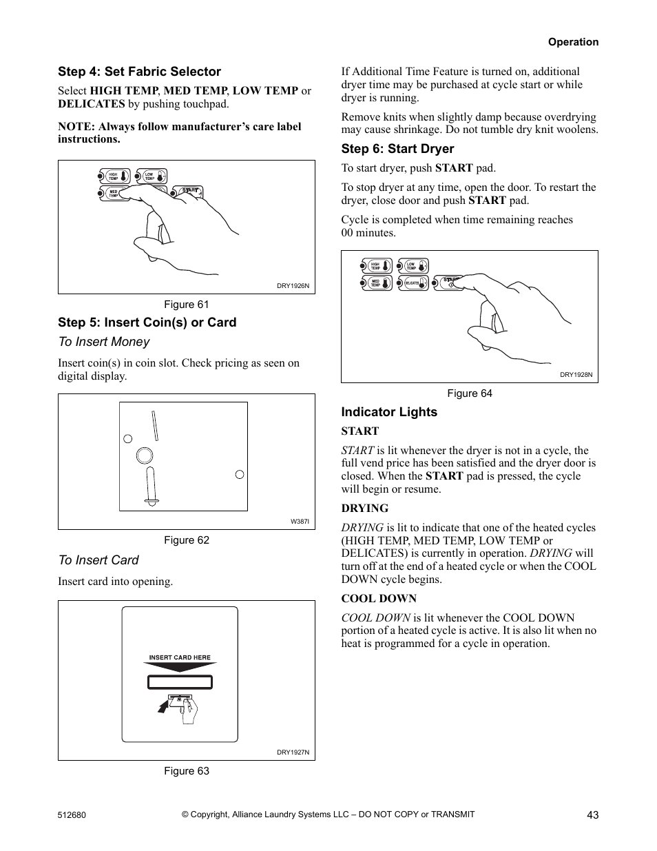 Alliance Laundry Systems D677I User Manual | Page 45 / 56