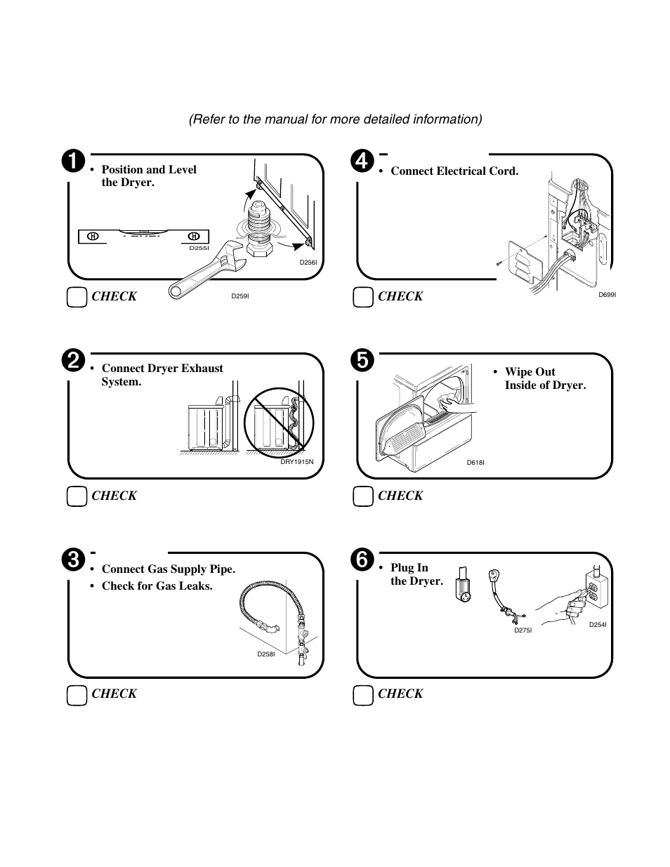 Installer checklist | Alliance Laundry Systems D715I User Manual | Page 34 / 34