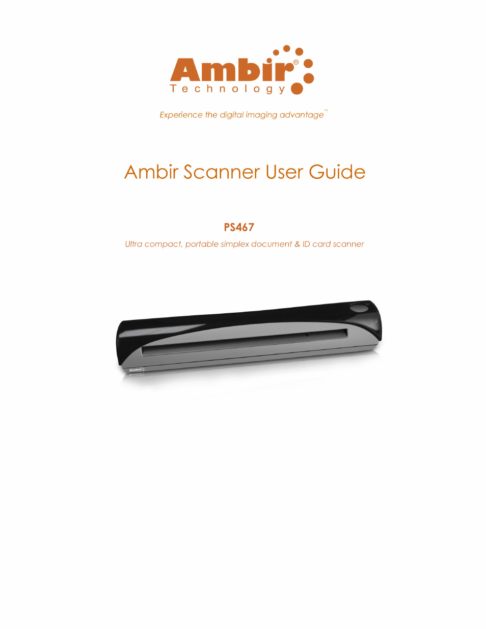 Ambir Technology PS467 User Manual | 14 pages