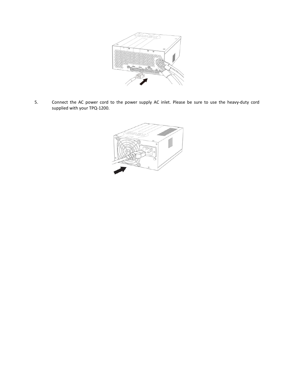Antec TRUEPOWER QUATTRO TPQ-1200 User Manual | Page 7 / 8