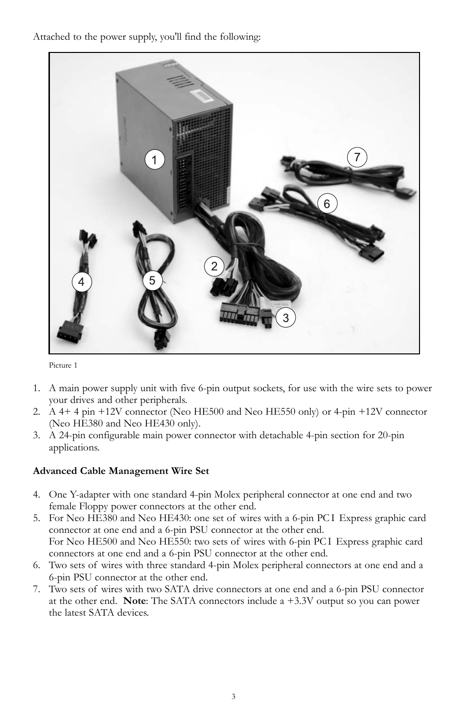 Antec Neo HE500 User Manual | Page 3 / 6