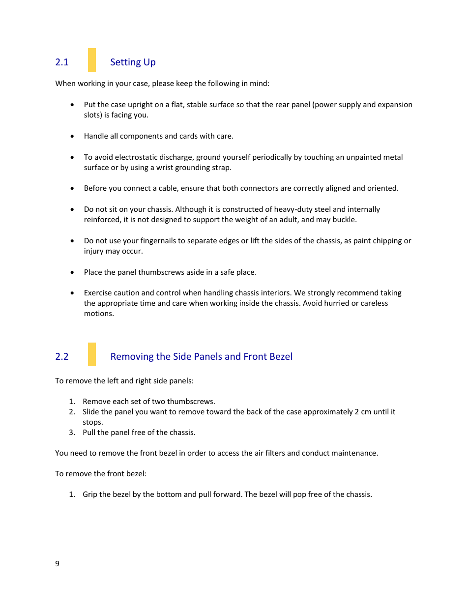 Antec ONE S3 User Manual | Page 9 / 23