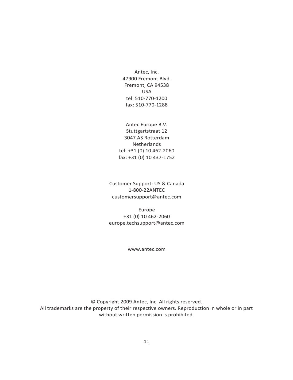 Antec Quiet Computing VSK-2000 User Manual | Page 12 / 12