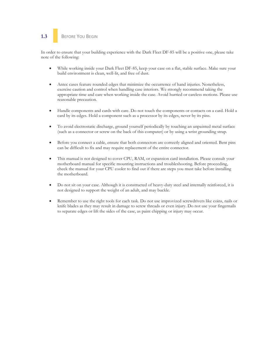 Antec DF-85 User Manual | Page 7 / 35