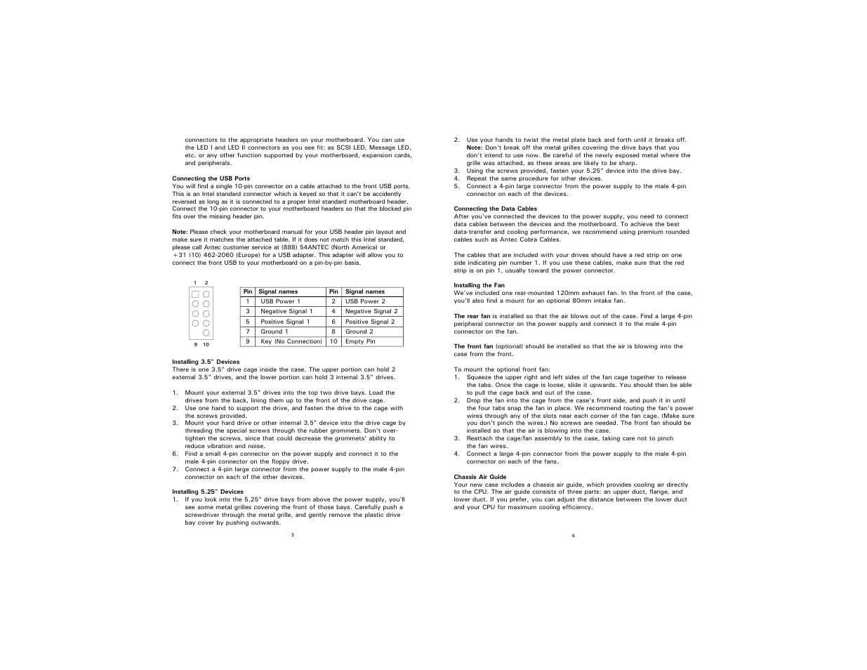 Antec SOLUTION SERIES SLK1650B User Manual | Page 4 / 20