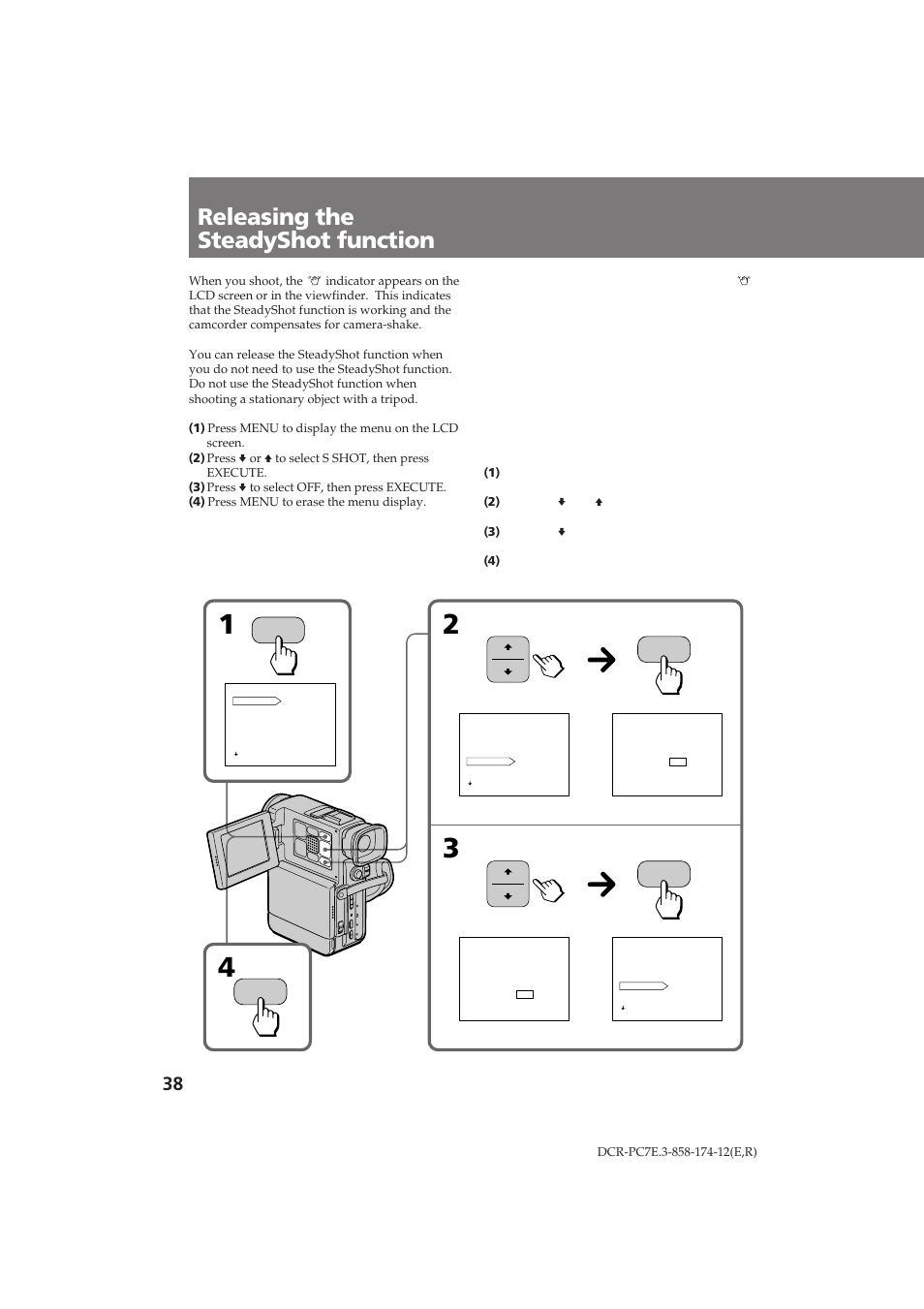 Sony DCR-PC7E User Manual | Page 38 / 92