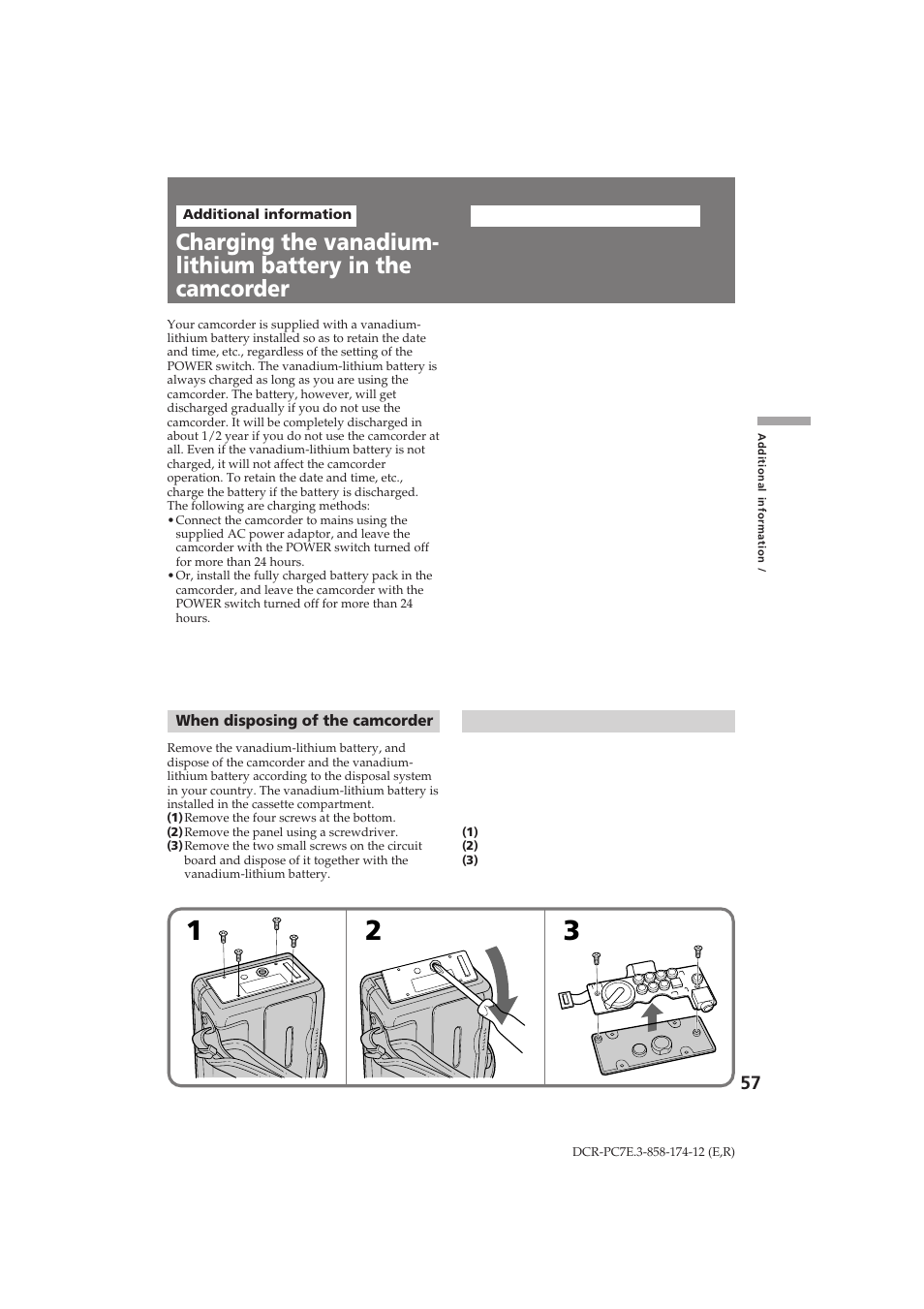 Sony DCR-PC7E User Manual | Page 57 / 92