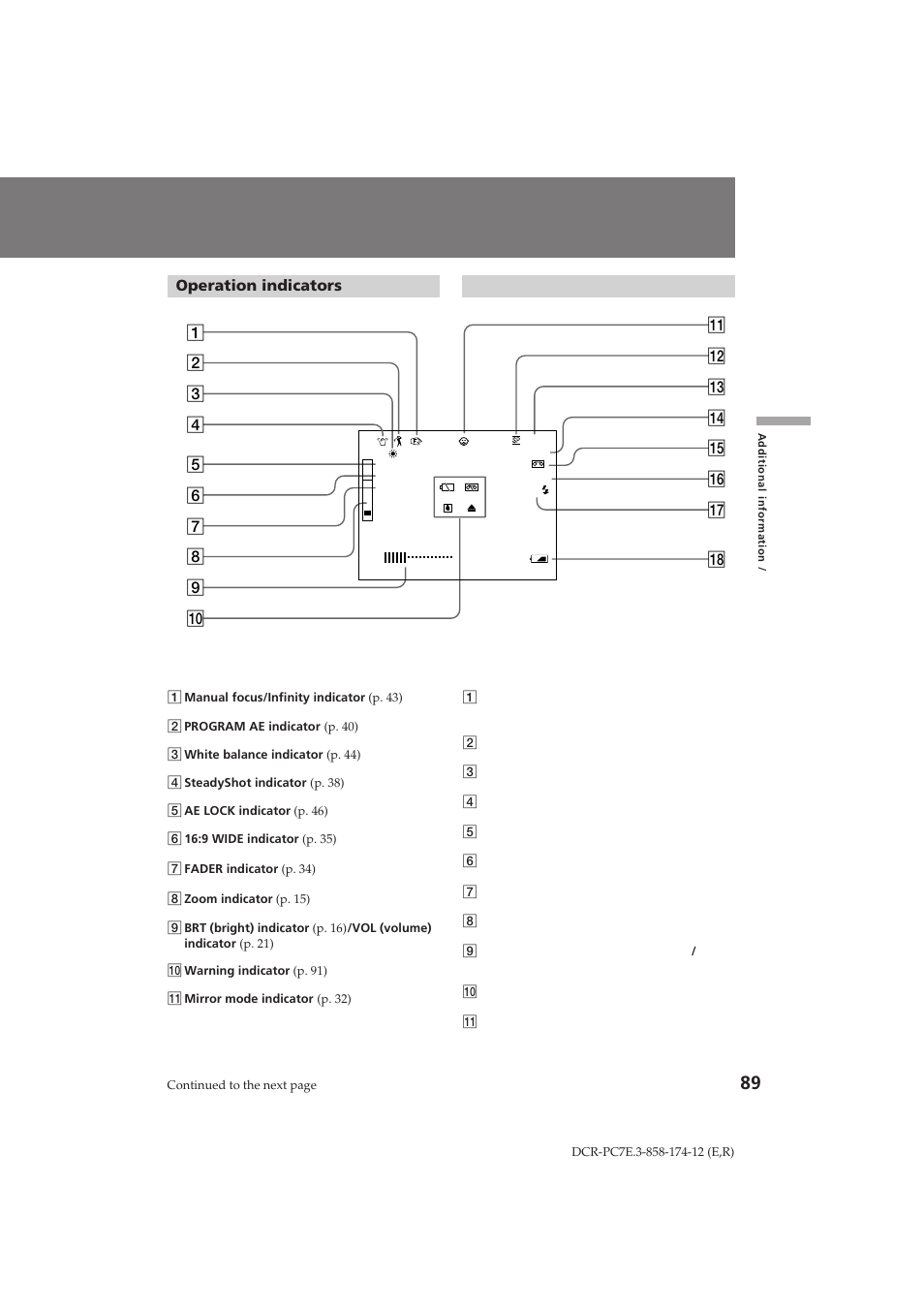 Sony DCR-PC7E User Manual | Page 89 / 92