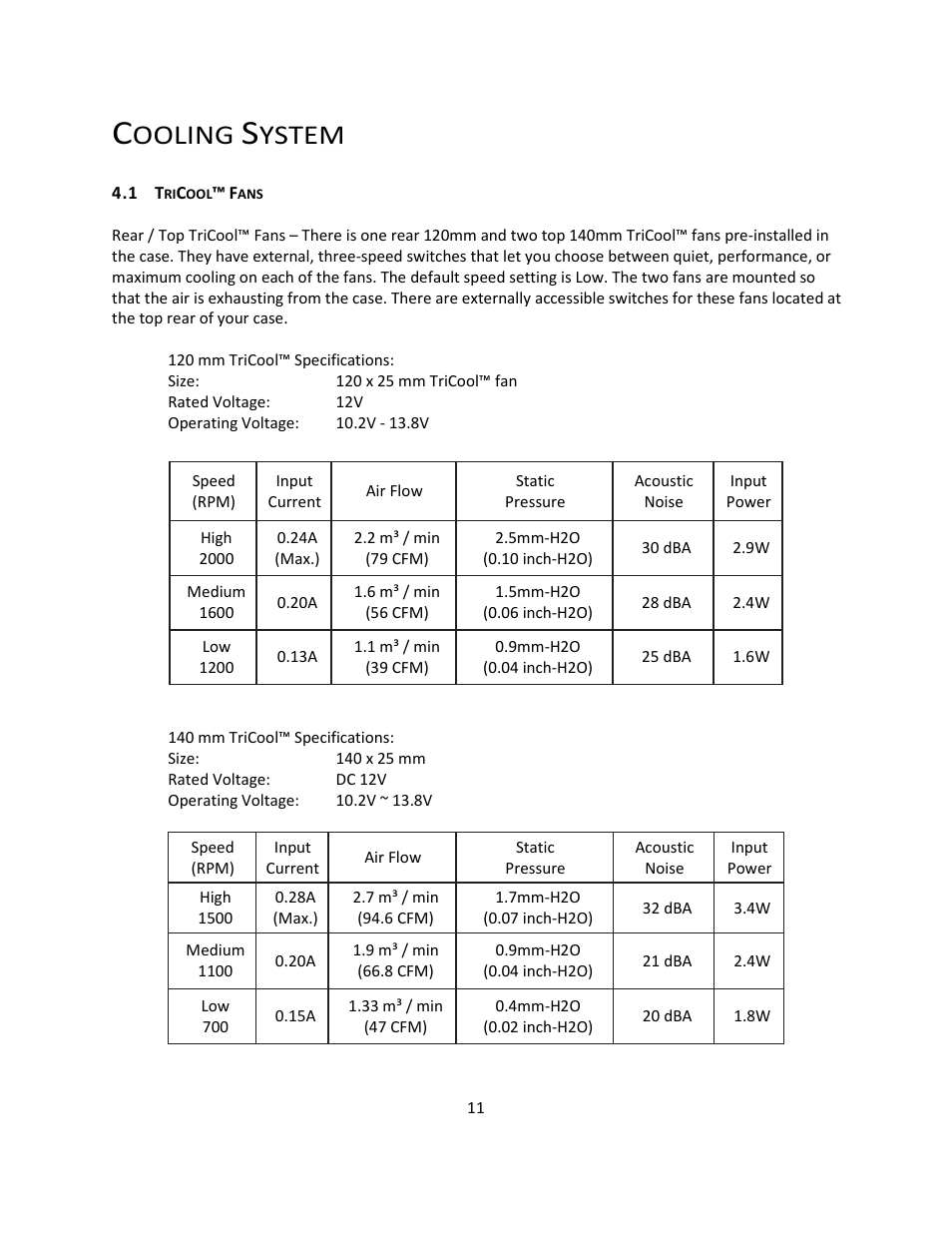 Ooling, Ystem | Antec P193 V3 User Manual | Page 12 / 15