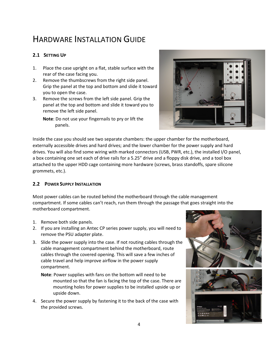Ardware, Nstallation, Uide | Antec P193 V3 User Manual | Page 5 / 15