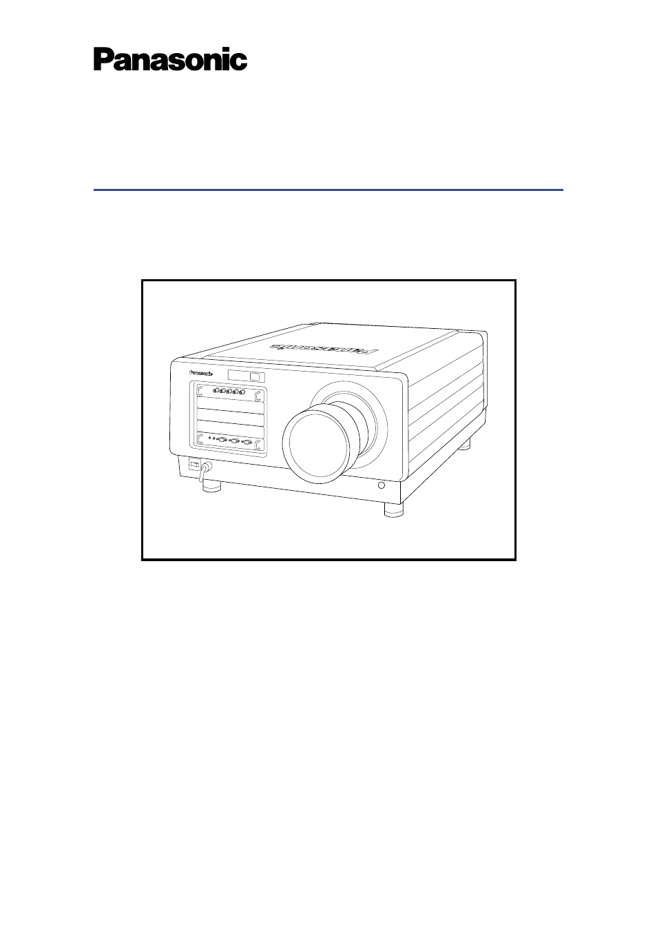 Panasonic PT-D9610E User Manual | 5 pages