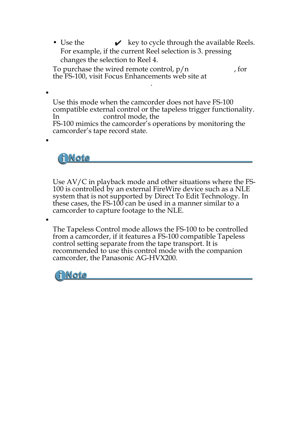 Panasonic FS-100 User Manual | Page 105 / 154