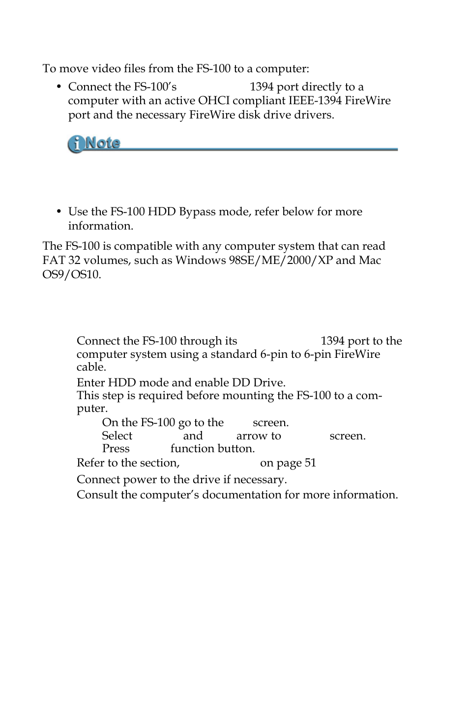 Initial setup | Panasonic FS-100 User Manual | Page 110 / 154