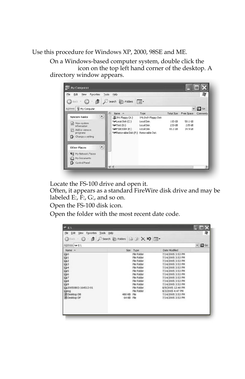 Mounting the fs-100 in windows | Panasonic FS-100 User Manual | Page 111 / 154