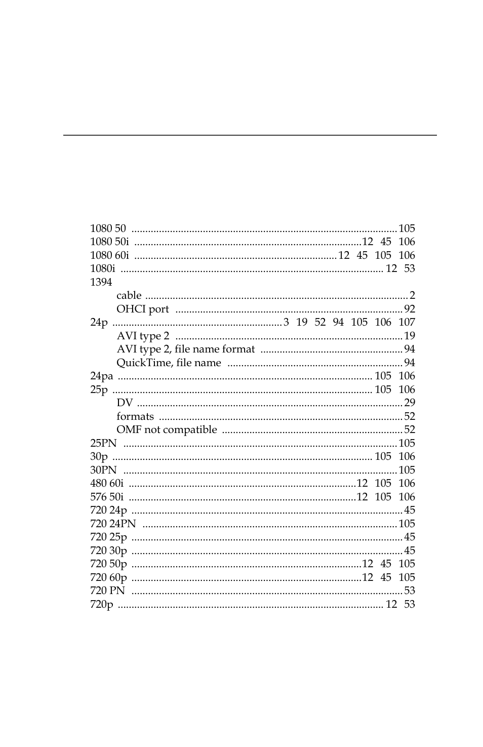 Index, Numerics | Panasonic FS-100 User Manual | Page 129 / 154