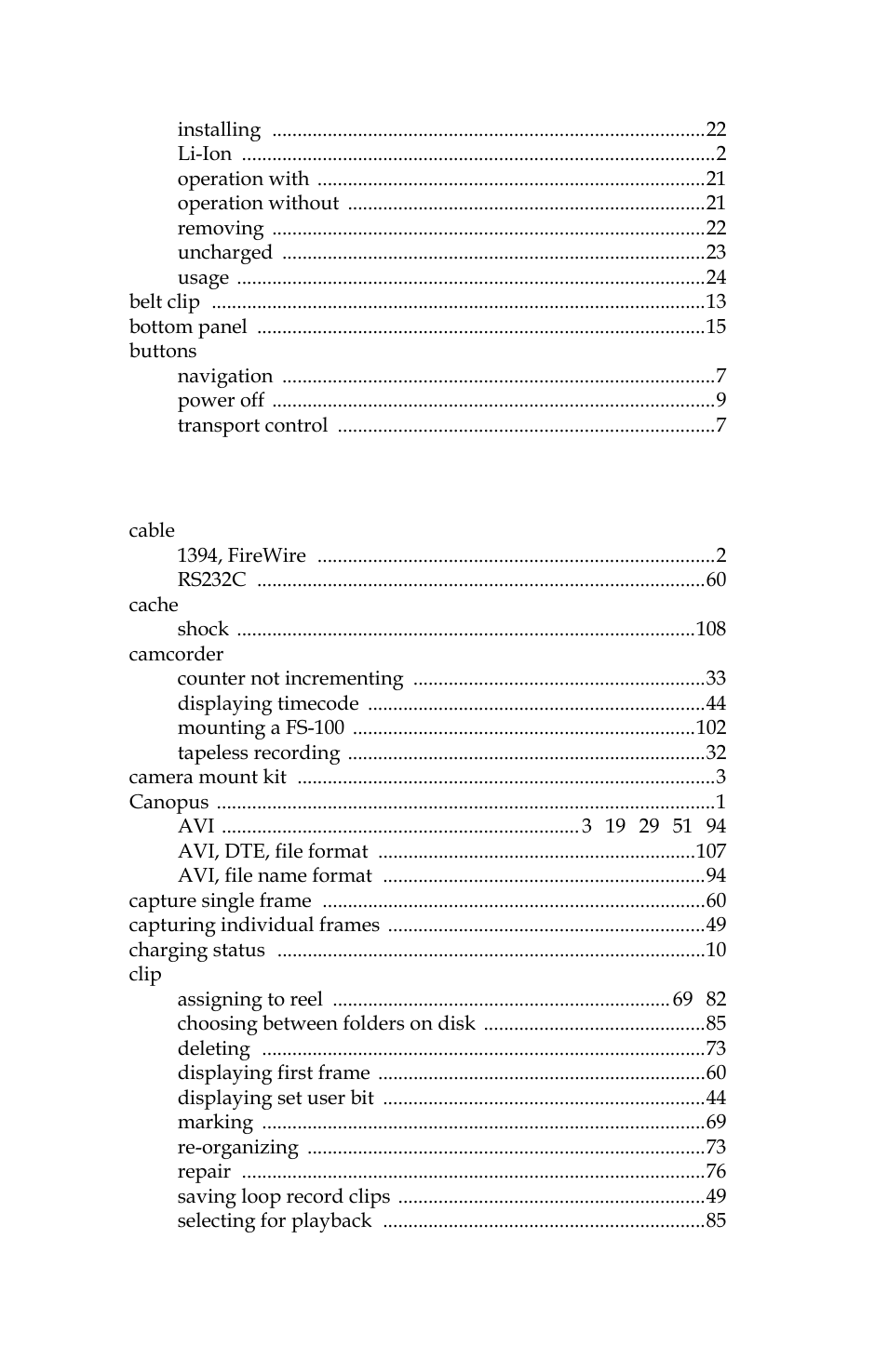 Panasonic FS-100 User Manual | Page 132 / 154