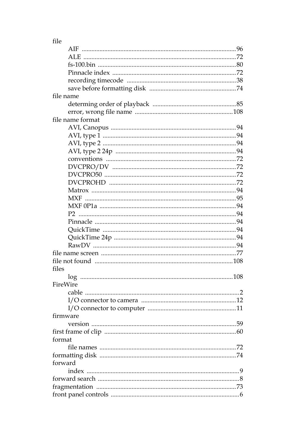 Panasonic FS-100 User Manual | Page 137 / 154