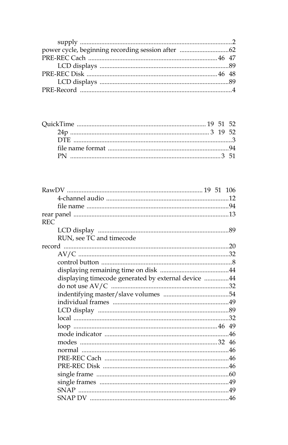 Panasonic FS-100 User Manual | Page 144 / 154