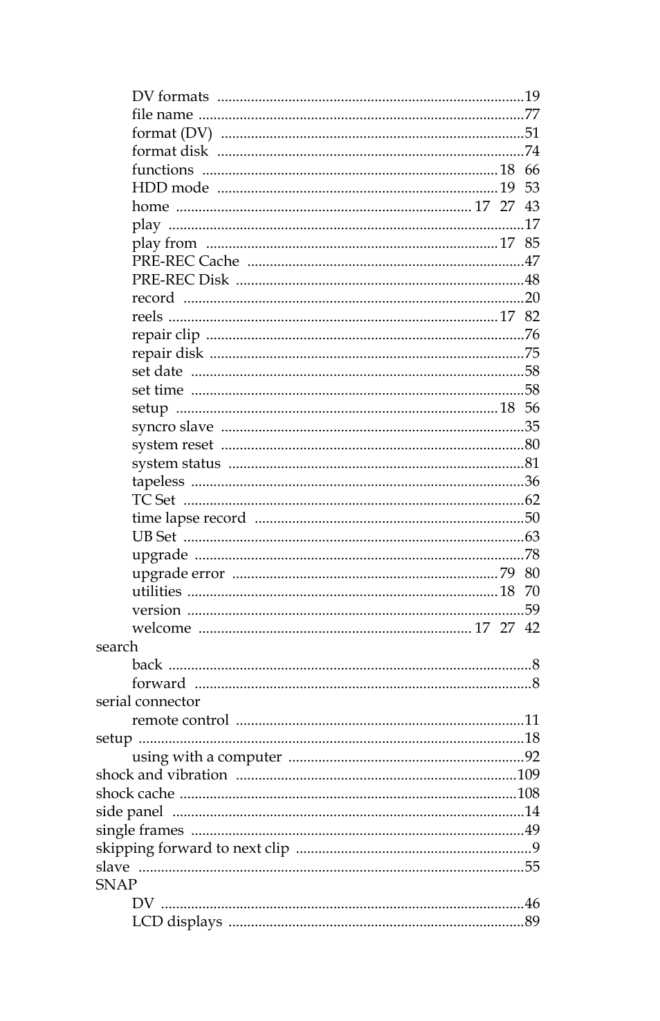 Panasonic FS-100 User Manual | Page 146 / 154