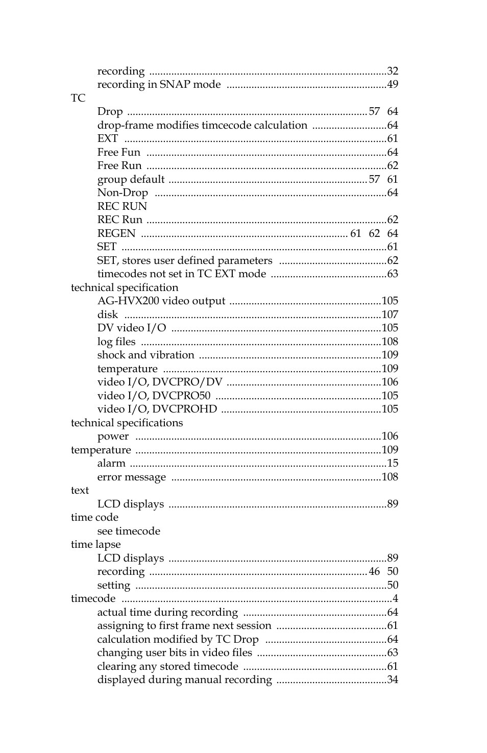 Panasonic FS-100 User Manual | Page 148 / 154