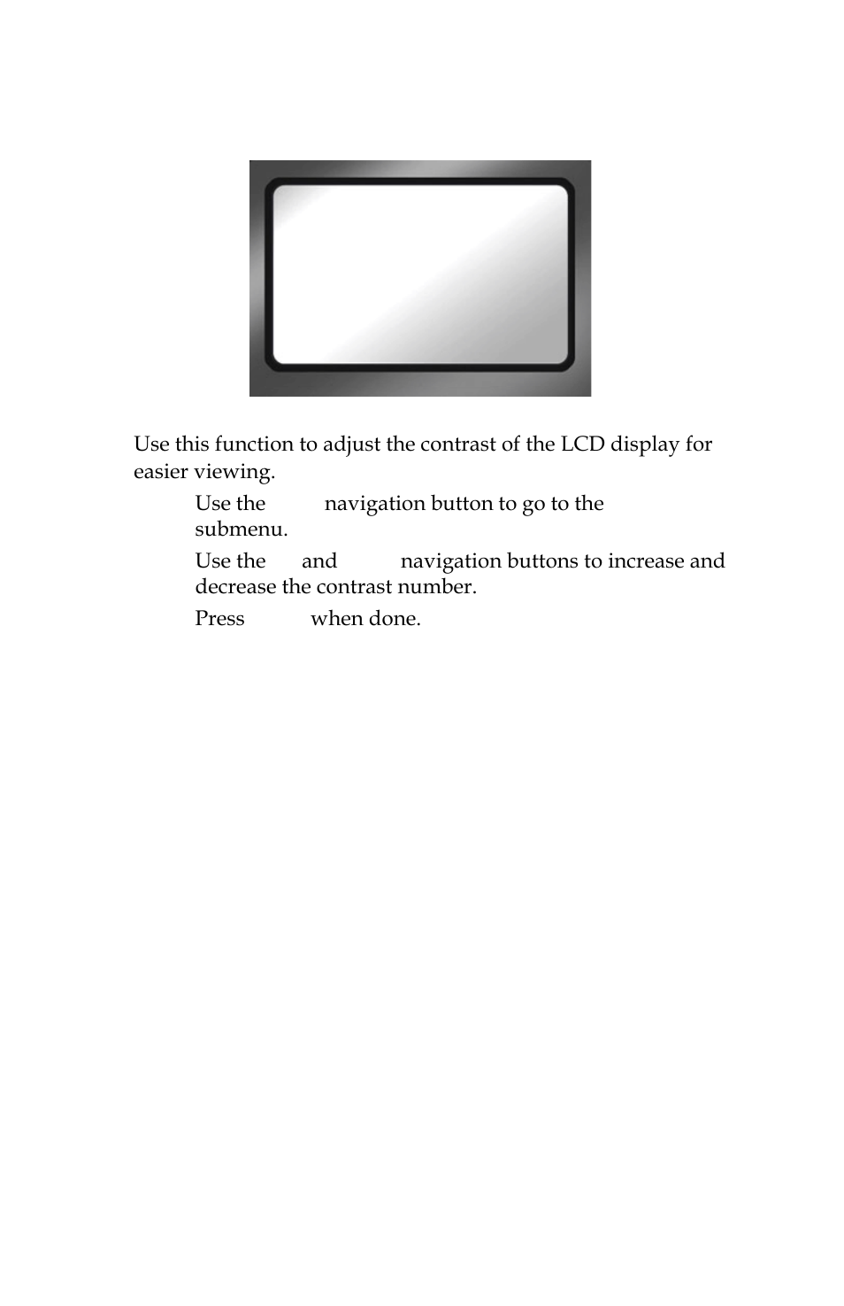 Lcd contrast | Panasonic FS-100 User Manual | Page 83 / 154
