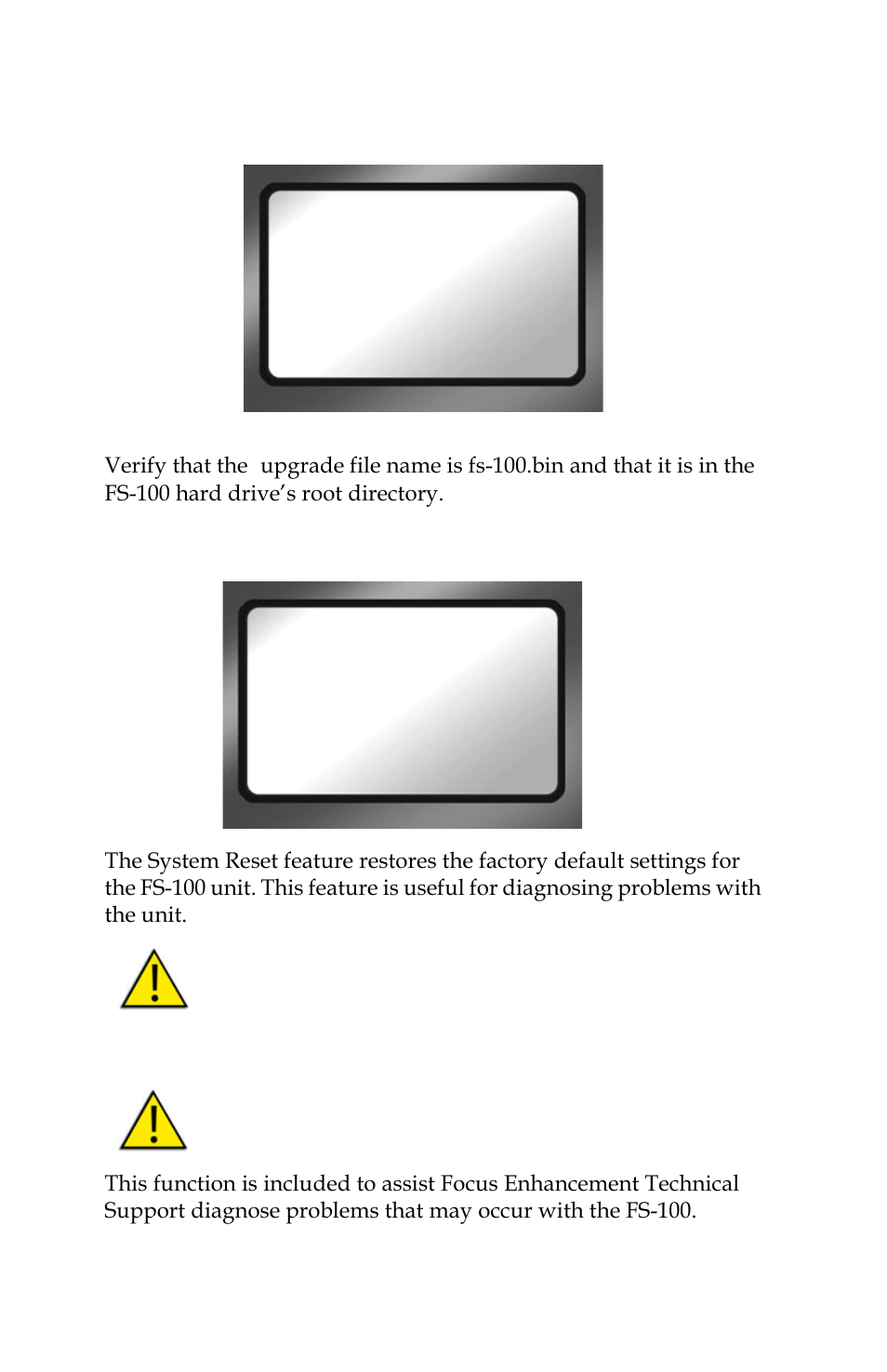 System reset, Diagnostic, System reset diagnostic | Panasonic FS-100 User Manual | Page 98 / 154
