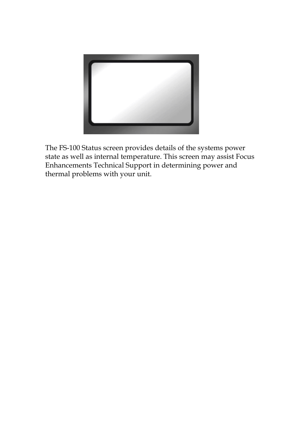 Status | Panasonic FS-100 User Manual | Page 99 / 154