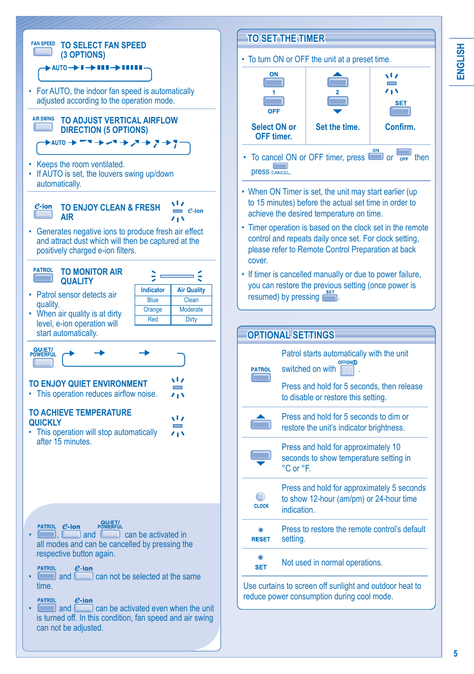 Panasonic CS-C12JKD User Manual | Page 5 / 44