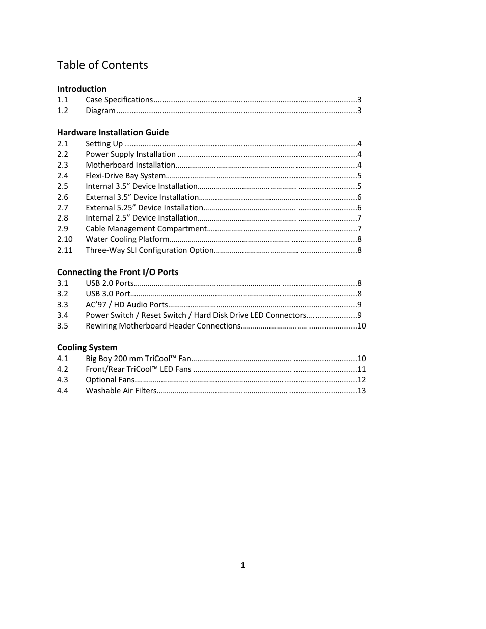 Antec NINE HUNDRED TWO V3 User Manual | Page 2 / 15