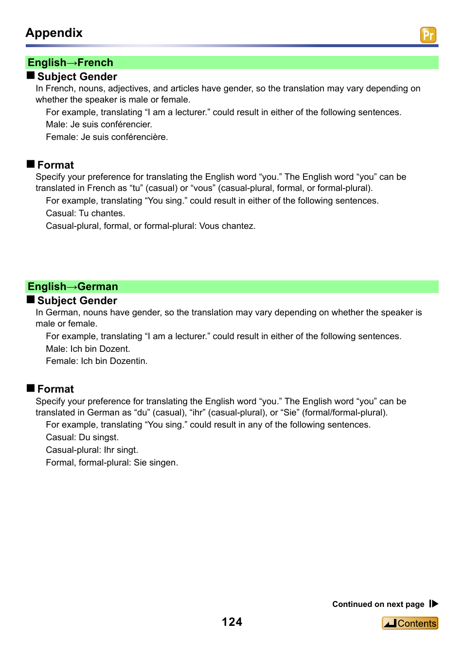 Appendix | Panasonic -eng User Manual | Page 124 / 132