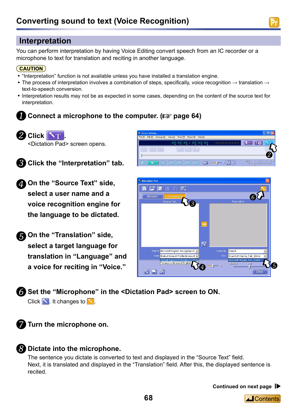 Interpretation | Panasonic -eng User Manual | Page 68 / 132