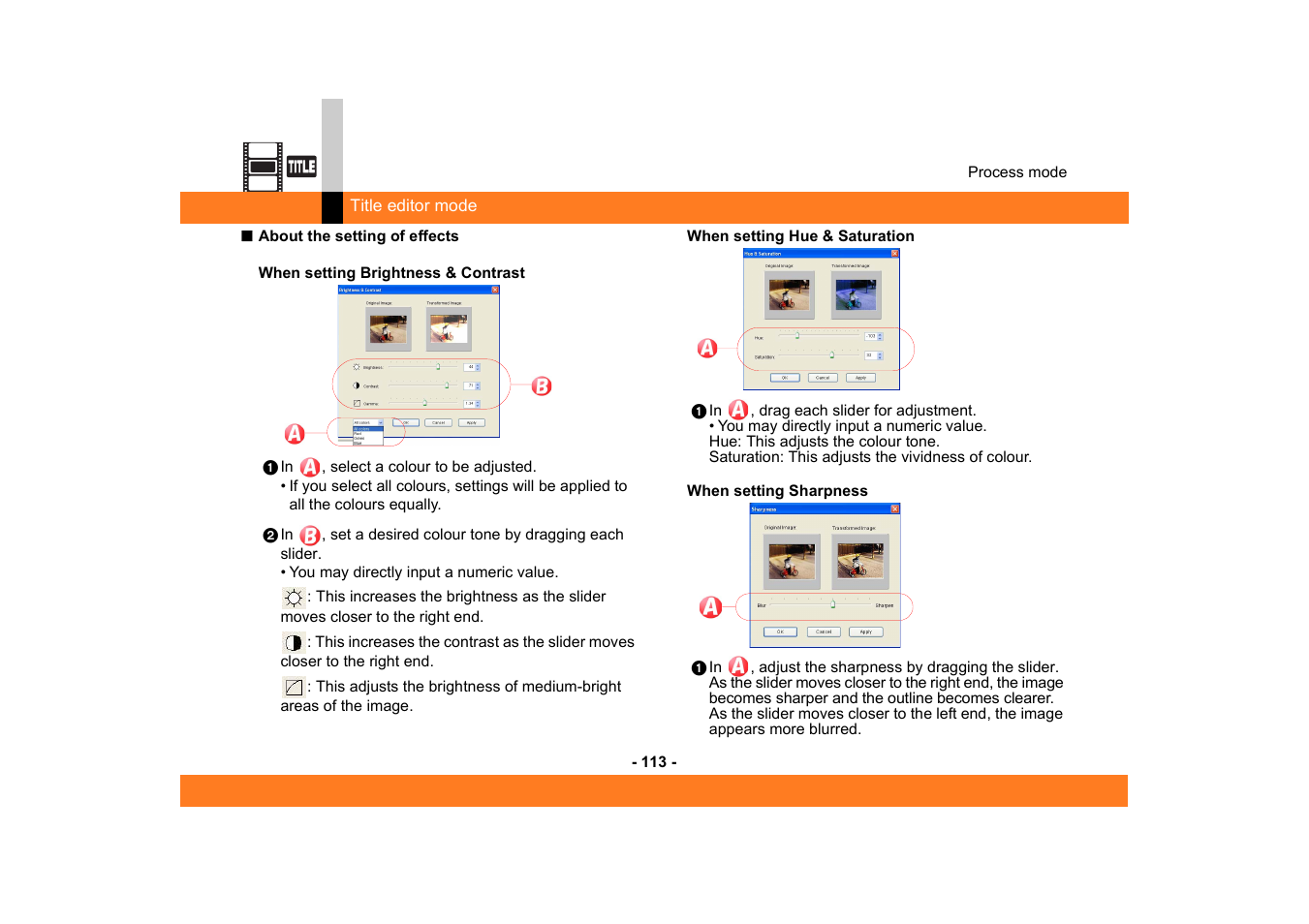 Panasonic -eng User Manual | Page 113 / 249