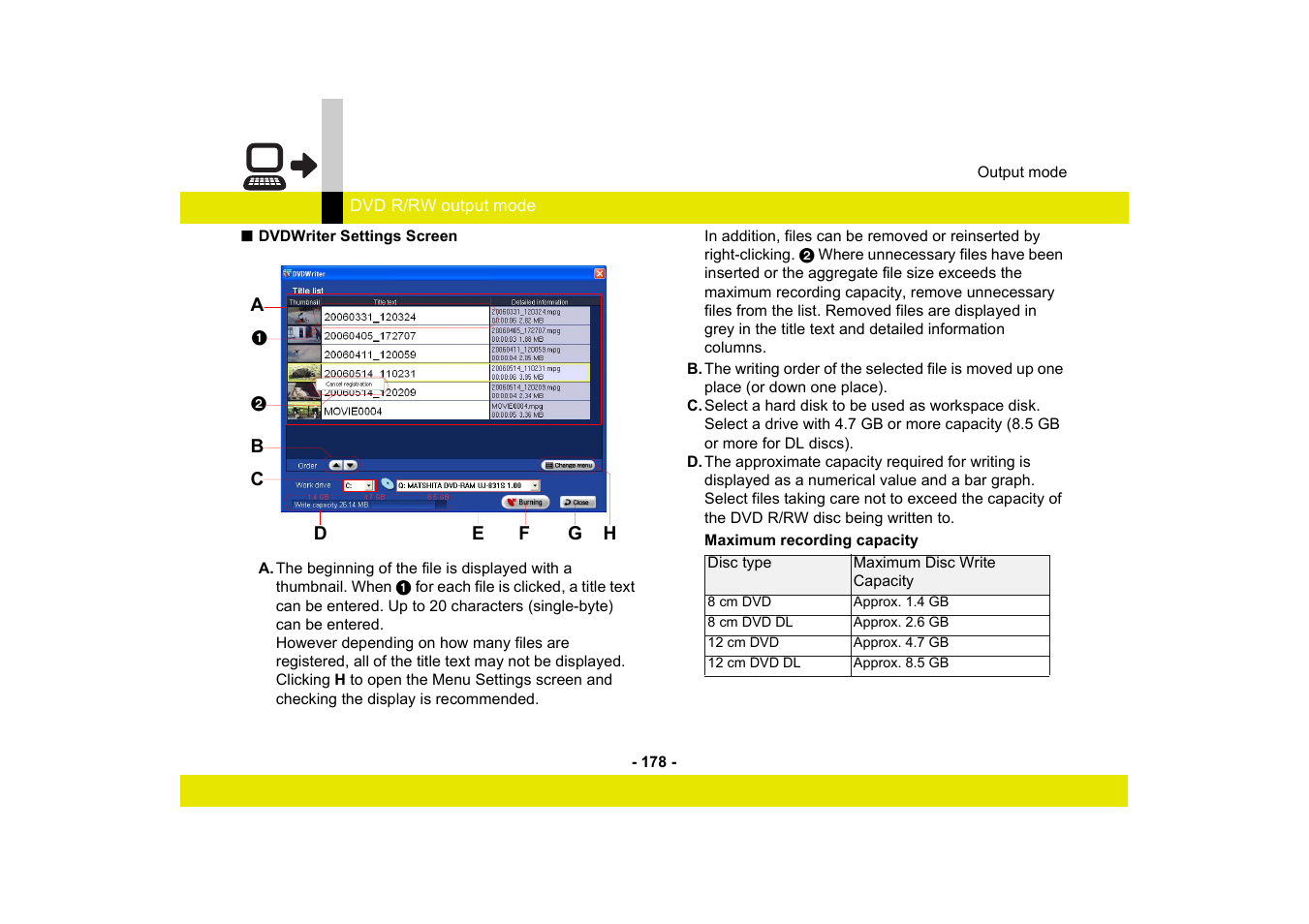 Panasonic -eng User Manual | Page 178 / 249