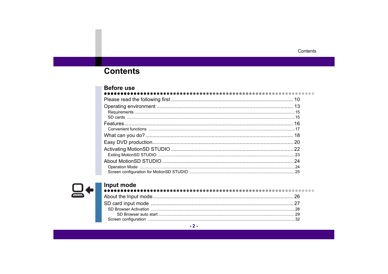 Panasonic -eng User Manual | Page 2 / 249