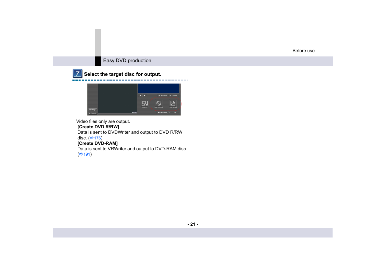 Panasonic -eng User Manual | Page 21 / 249