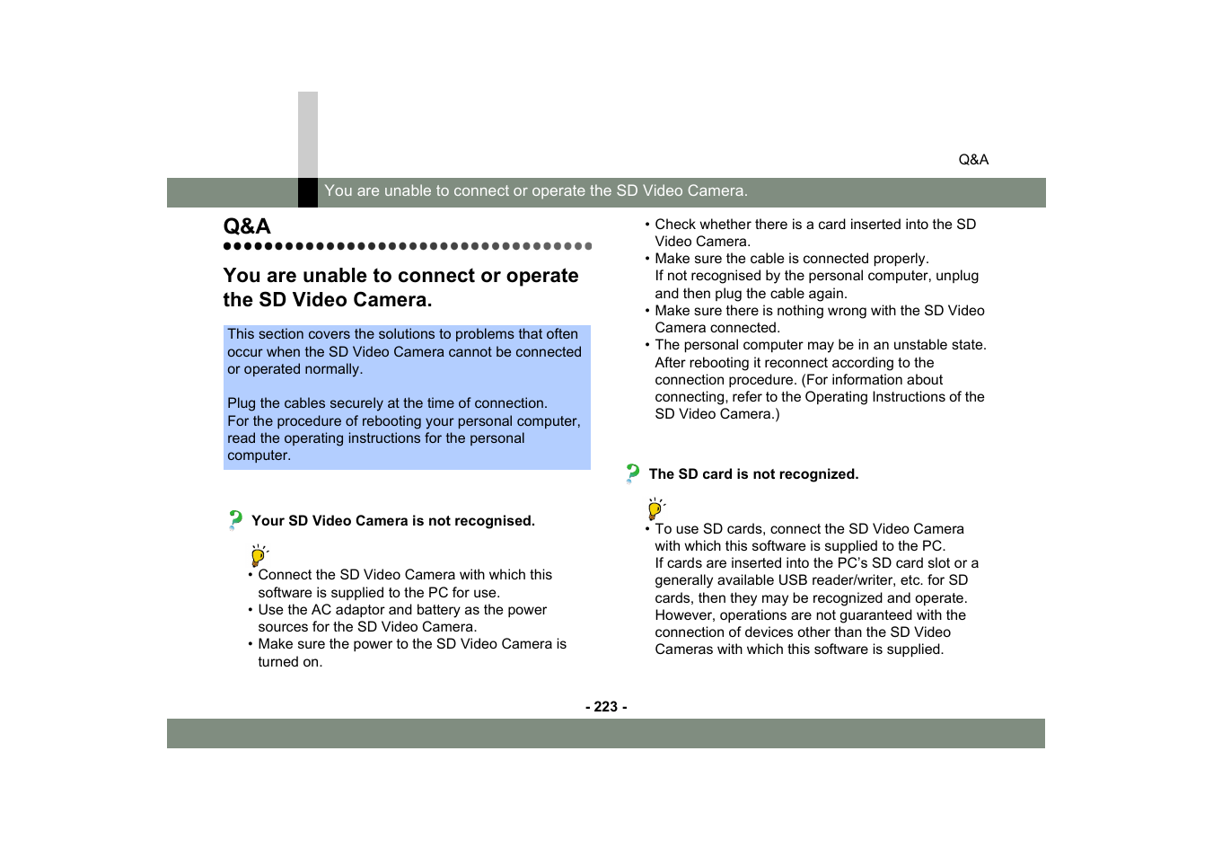 Need help | Panasonic -eng User Manual | Page 223 / 249