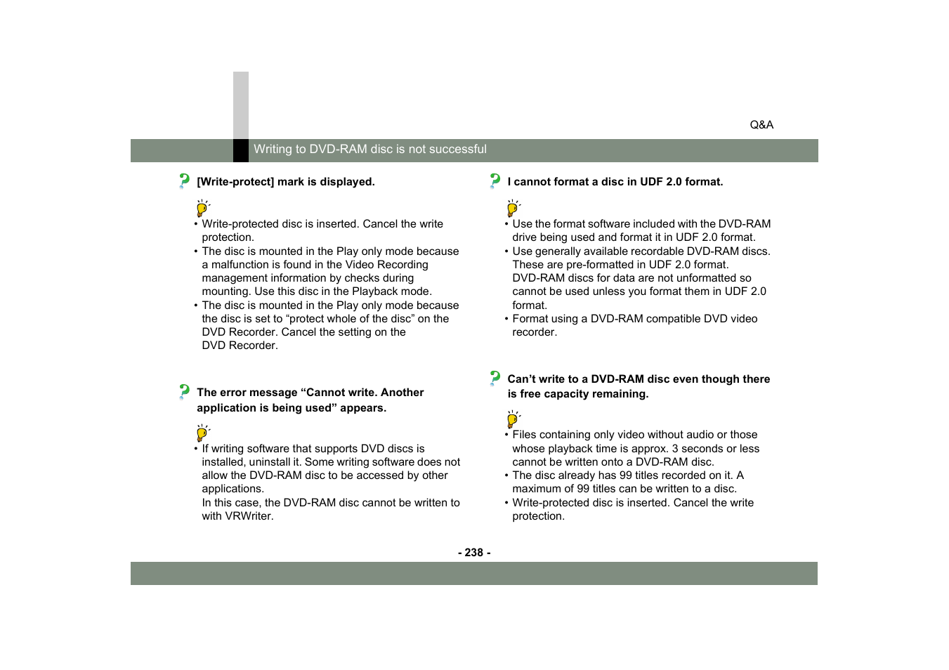 Panasonic -eng User Manual | Page 238 / 249