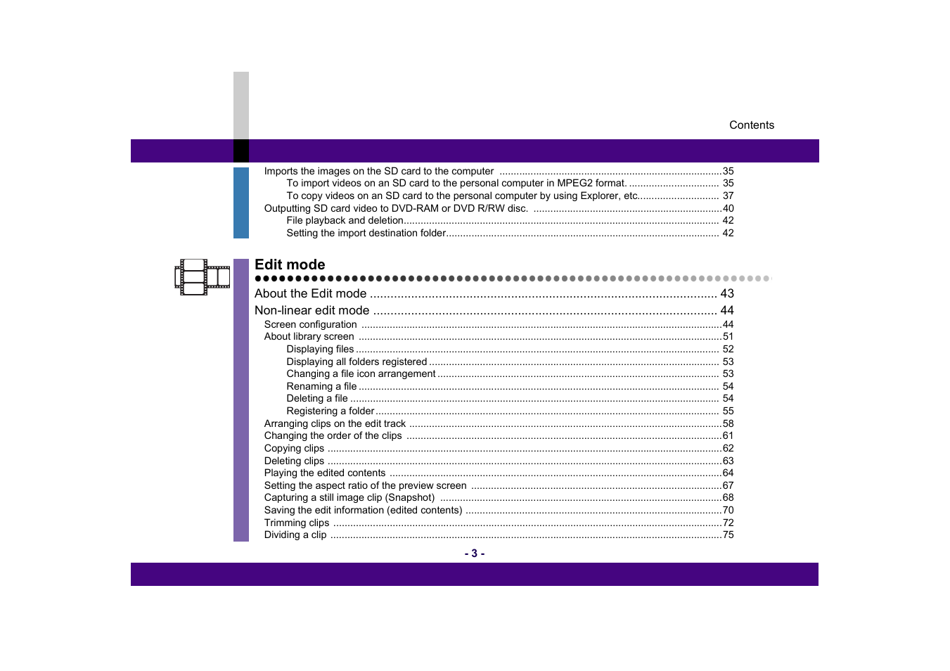 Panasonic -eng User Manual | Page 3 / 249