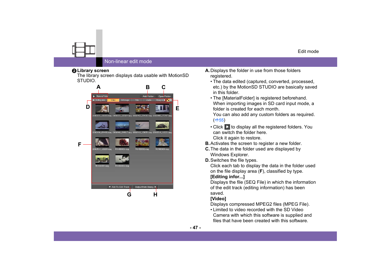 Panasonic -eng User Manual | Page 47 / 249